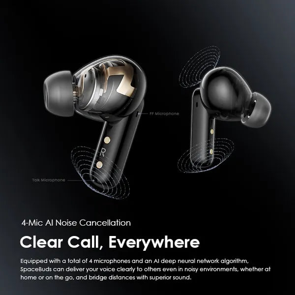 Oraimo OTW-630 SpaceBuds Hybrid ANC True Wireless Earbuds Customized Voice Prompt