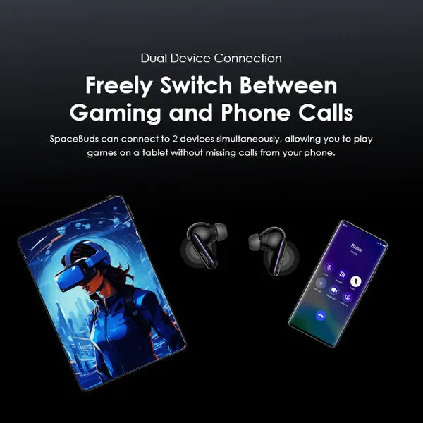 Oraimo OTW-630 SpaceBuds Hybrid ANC True Wireless Earbuds Customized Voice Prompt