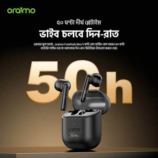 Oraimo FreePods Neo TWS Earbuds (OTW-330S)-Tuned By Tahsan