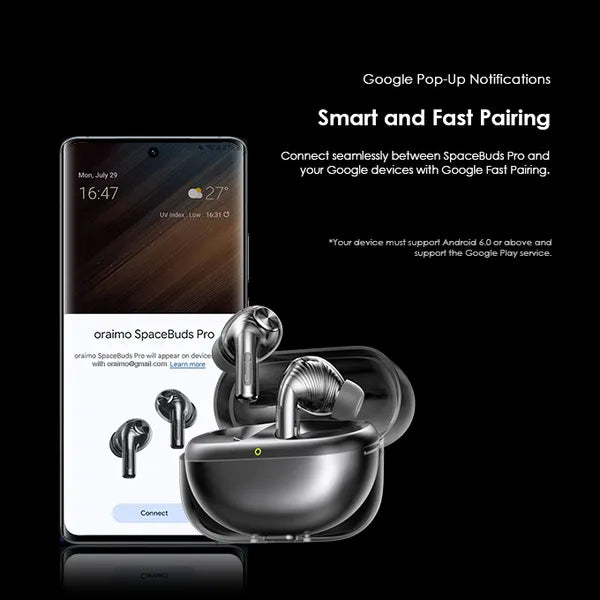 Oraimo OTW-930 SpaceBuds Pro Hybrid ANC True Wireless Earbuds